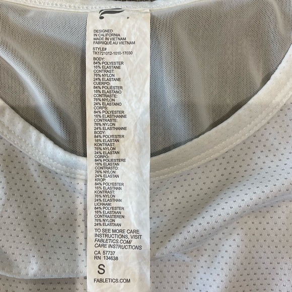 Fabletics Breathable Mesh Tank - Picture 4 of 4